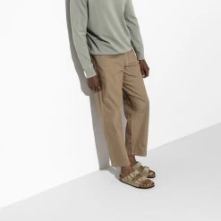 Birkenstock Arizona Soft Footbed Taupe Suede Leather Sandal - Taupe- Regular/Wide 15 Birkenstock Arizona Soft Footbed Taupe Suede Leather Sandal - Taupe- Regular/Wide -Sneaker Store 951303 f look m