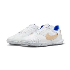 Unisex Nike Streetgato IC Soccer Shoes- White/Metallic Gold/Hyper Royal - Regular (D) -Sneaker Store AURORA DC8466 174 PHCFH001 2000
