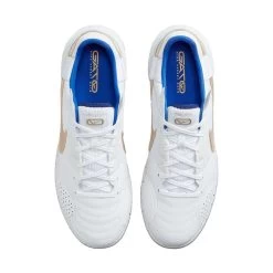 Unisex Nike Streetgato IC Soccer Shoes- White/Metallic Gold/Hyper Royal - Regular (D) -Sneaker Store AURORA DC8466 174 PHCTH001 2000