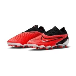 Men's Nike Phantom GX Elite Firm-Ground Soccer Cleats -Bright Crimson/White/University Red/Black - Regular (D) -Sneaker Store AURORA DC9968 600 PHCFH001 2000