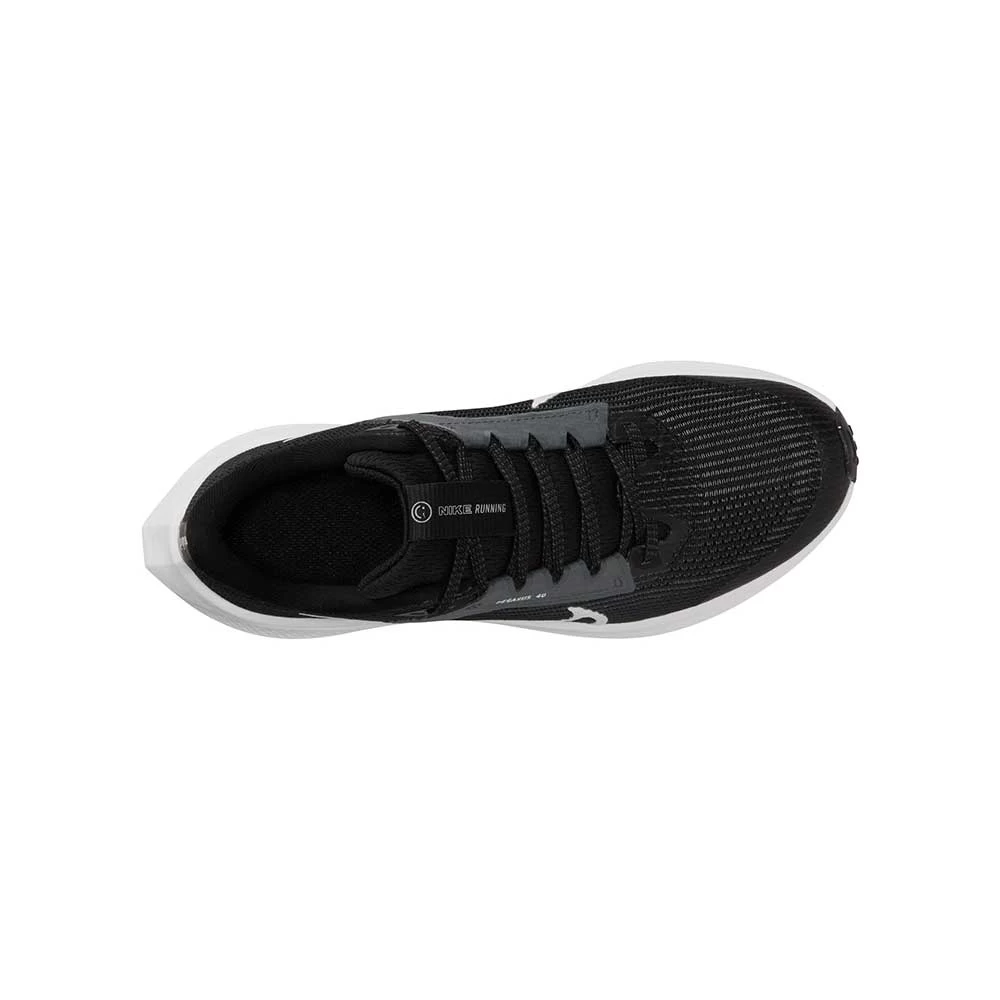 Nike Youth Pegasus 40 Running Shoe- Black/White/Iron Grey 6 Nike Youth Pegasus 40 Running Shoe- Black/White/Iron Grey - Image 4