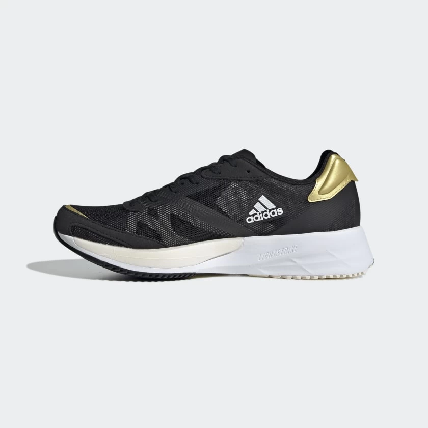 ADIDAS Women's Adizero Adios 6 Running Shoe - Core Black / Cloud White / Wonder White - Regular (B) 4 ADIDAS Women's Adizero Adios 6 Running Shoe - Core Black / Cloud White / Wonder White - Regular (B) - Image 2
