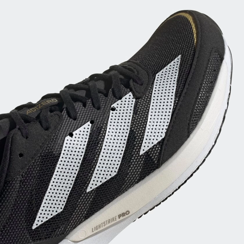 ADIDAS Women's Adizero Adios 6 Running Shoe - Core Black / Cloud White / Wonder White - Regular (B) 9 ADIDAS Women's Adizero Adios 6 Running Shoe - Core Black / Cloud White / Wonder White - Regular (B) - Image 7
