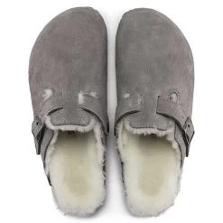 Birkenstock Boston Shearling - Stone - Regular/Wide -Sneaker Store BostonShearling Stone 3