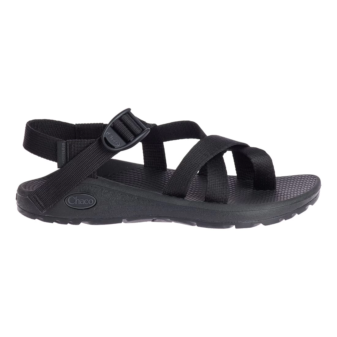 Chaco Women's Z Cloud 2 Sandal - Solid Black - Wide (D) 3 Chaco Women's Z Cloud 2 Sandal - Solid Black - Wide (D)