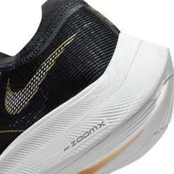 Nike Women's ZoomX Vaporfly Next % 2 Racing Shoe - Black/White/Metallic Gold Coin - Regular (B) 17 Nike Women's ZoomX Vaporfly Next % 2 Racing Shoe - Black/White/Metallic Gold Coin - Regular (B) -Sneaker Store CU4123 001 PHSYD002 1500