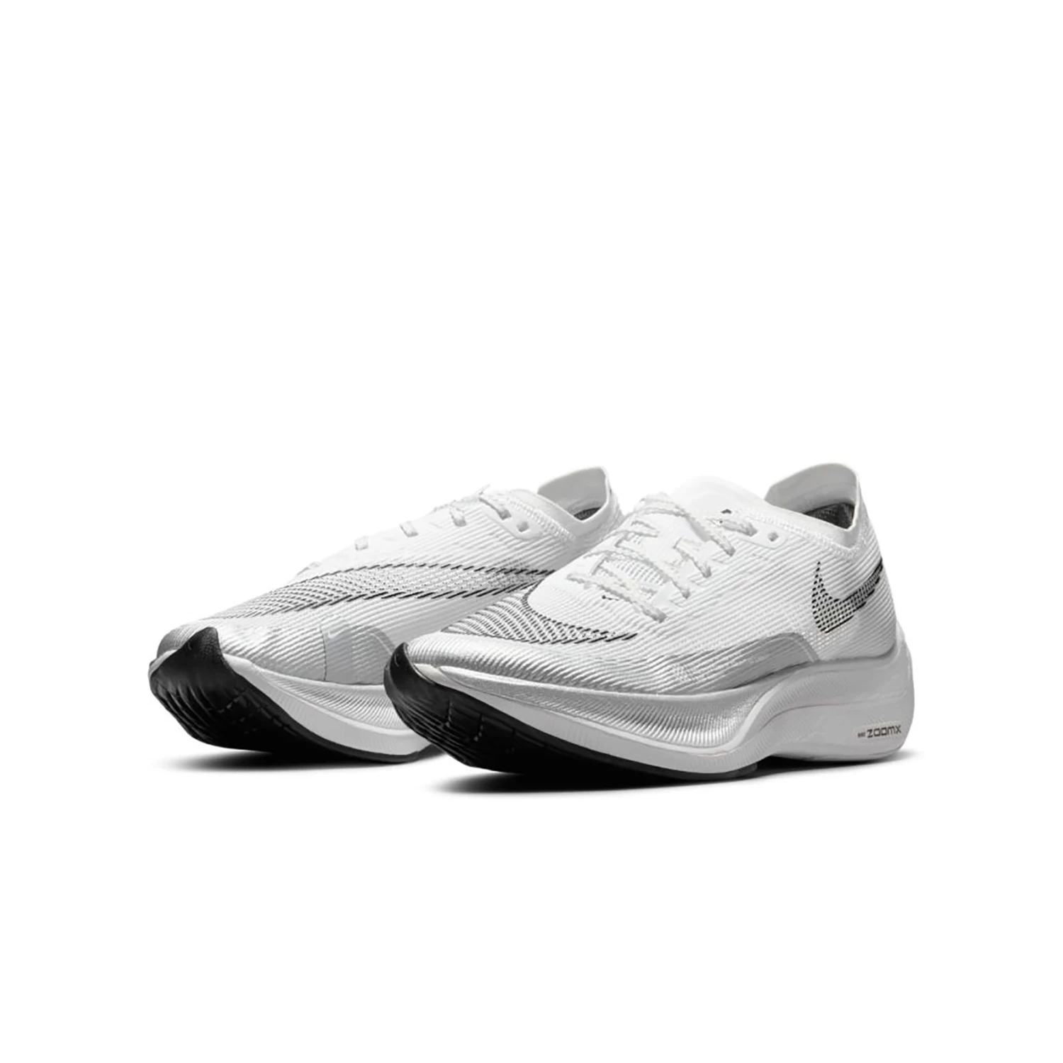 Nike Women's ZoomX Vaporfly Next% 2 Running Shoe - White/Black-Metallic Silver - Regular (B) 7 Nike Women's ZoomX Vaporfly Next% 2 Running Shoe - White/Black-Metallic Silver - Regular (B) - Image 5