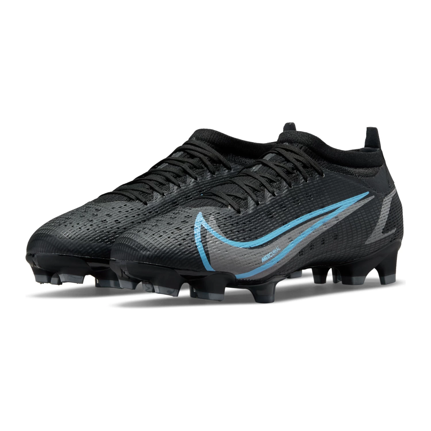 Nike Unisex Mercurial Vapor 14 Pro FG Soccer Shoe - Black/Black/Iron Grey - Regular (D) 8 Nike Unisex Mercurial Vapor 14 Pro FG Soccer Shoe - Black/Black/Iron Grey - Regular (D) - Image 6