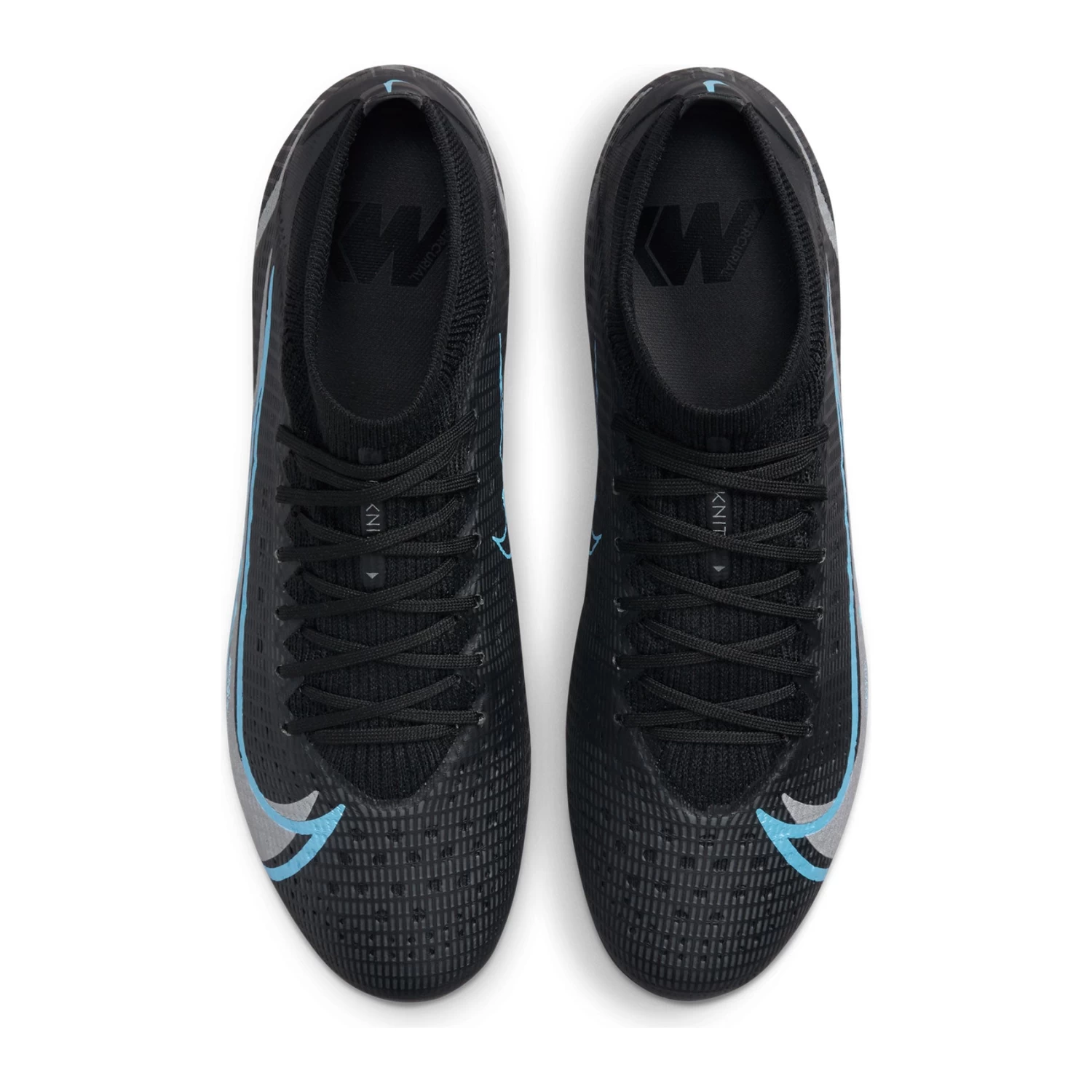 Nike Unisex Mercurial Vapor 14 Pro FG Soccer Shoe - Black/Black/Iron Grey - Regular (D) 6 Nike Unisex Mercurial Vapor 14 Pro FG Soccer Shoe - Black/Black/Iron Grey - Regular (D) - Image 4