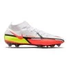 Nike Unisex Phantom GT2 Elite Dynamic Fit FG Soccer Shoes - White/Bright Crimson/Volt - Regular (D) -Sneaker Store CZ9889 167 PHSRH000 2000