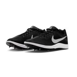 Unisex Nike Zoom Rival Track And Field Distance Spikes - Black/Metallic Silver/Lt Smoke - Regular (D) -Sneaker Store DC8725 001 PHCFH001 1