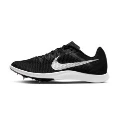 Unisex Nike Zoom Rival Track And Field Distance Spikes - Black/Metallic Silver/Lt Smoke - Regular (D) -Sneaker Store DC8725 001 PHSLH000 1