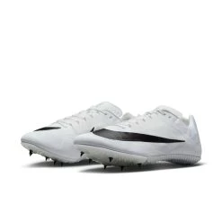 Unisex Nike Zoom Rival Sprint Spike- White/Black/Metallic Silver- Regular (D) 12 Unisex Nike Zoom Rival Sprint Spike- White/Black/Metallic Silver- Regular (D) -Sneaker Store DC8753 100 PHCFH001