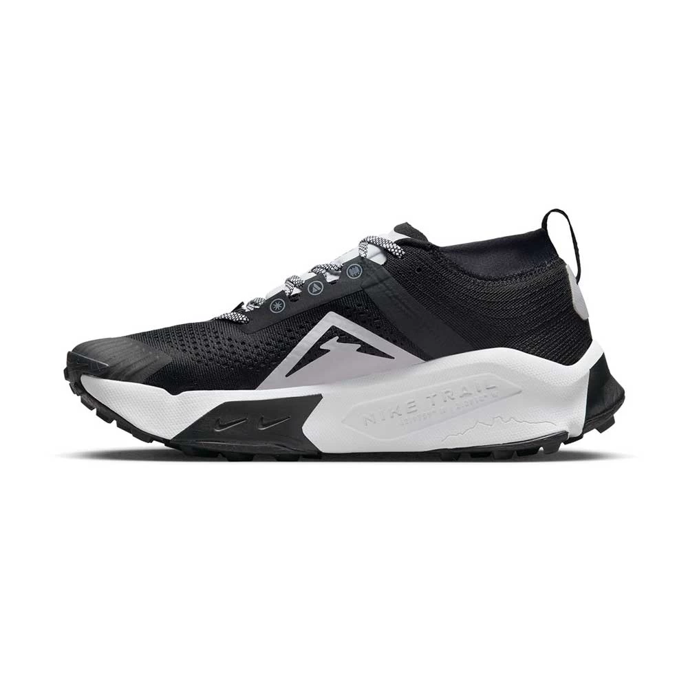 Nike Men's ZoomX Zegama Trail Shoe - Black/White - Regular (D) 5 Nike Men's ZoomX Zegama Trail Shoe - Black/White - Regular (D) - Image 3