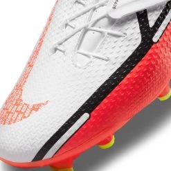 Nike Unisex Phantom GT2 Academy Flyease FG/MG Soccer Shoe - White/Bright Crimson/Volt -Sneaker Store DH9638 167 PHSYD001 2000