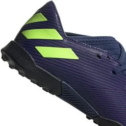 ADIDAS JR Nemeziz Messi Tango 19.3 TF Soccer Shoe - Tech Indigo/Signal Green/Glory Purple -Sneaker Store EF1811 04