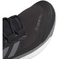 ADIDAS Women's Terrex Free Hiker GoreTEX Hiking Shoe - Carbon/Grey/Glow Blue - Regular (B) -Sneaker Store G28464 03