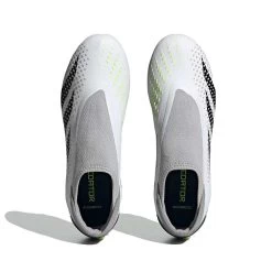 ADIDAS Unisex Predator Accuracy .3 Laceless FG - Cloud White/ Core Black / Lucid Lemon- Regular (D) 12 ADIDAS Unisex Predator Accuracy .3 Laceless FG - Cloud White/ Core Black / Lucid Lemon- Regular (D) -Sneaker Store GZ0021 02 standard