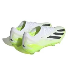 Unisex Adidas X CRAZYFAST.1 FG Soccer Shoe - Cloud White/ Core Black/ Lucid Lemon - Regular (D) -Sneaker Store HQ4516 6 FOOTWEAR Photography BackLateralTopView white 1024x1024 d1dc7eab e531 4b4e b570 7b57adc0b099