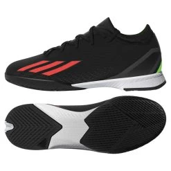 ADIDAS JR X Speedportal .3 IN Soccer Shoe - Core Black/Solar Red/Team Solar Green - Regular (D) 8 ADIDAS JR X Speedportal .3 IN Soccer Shoe - Core Black/Solar Red/Team Solar Green - Regular (D) -Sneaker Store HR1792
