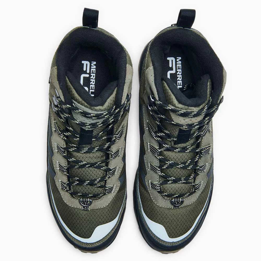 Merrell Men's Moab Speed Thermo Mid Waterproof Hiking Boot - Olive - Regular (D) 7 Merrell Men's Moab Speed Thermo Mid Waterproof Hiking Boot - Olive - Regular (D) - Image 5