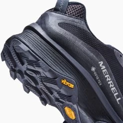 Merrell Men's Moab Speed GoreTEX Hiking Shoe - Black/Asphalt - Regular (D) -Sneaker Store MRLM J067083 021621 S21 006