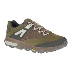 Merrell Men's Zion Waterproof Trail Shoe - Dark Olive - Regular (D)