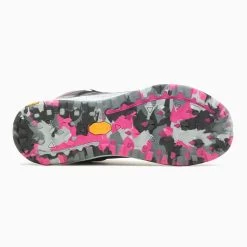 Merrell Women's Antora 3 Mid Waterproof Boot - Black/Fuchsia - Regular (B) -Sneaker Store MRLW J067582 020722 S23 OUT