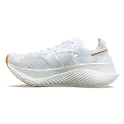 Saucony Women's Endorphin Elite Running Shoe- White/Gold- Regular (B) -Sneaker Store S10768 13 2