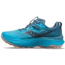 Saucony Women's Endorphin Edge Trail Shoe- Ocean/Loam- Regular (B) -Sneaker Store S10773 31 2