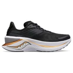 Saucony Women's Endorphin Shift 3 Running Shoes- Black/Goldstrck- Regular (B)