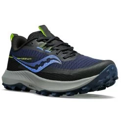 Saucony Women's Peregrine 13 Trail Running Shoe - Night/Fossil - Regular (B) 10 Saucony Women's Peregrine 13 Trail Running Shoe - Night/Fossil - Regular (B) -Sneaker Store S10838 15 5