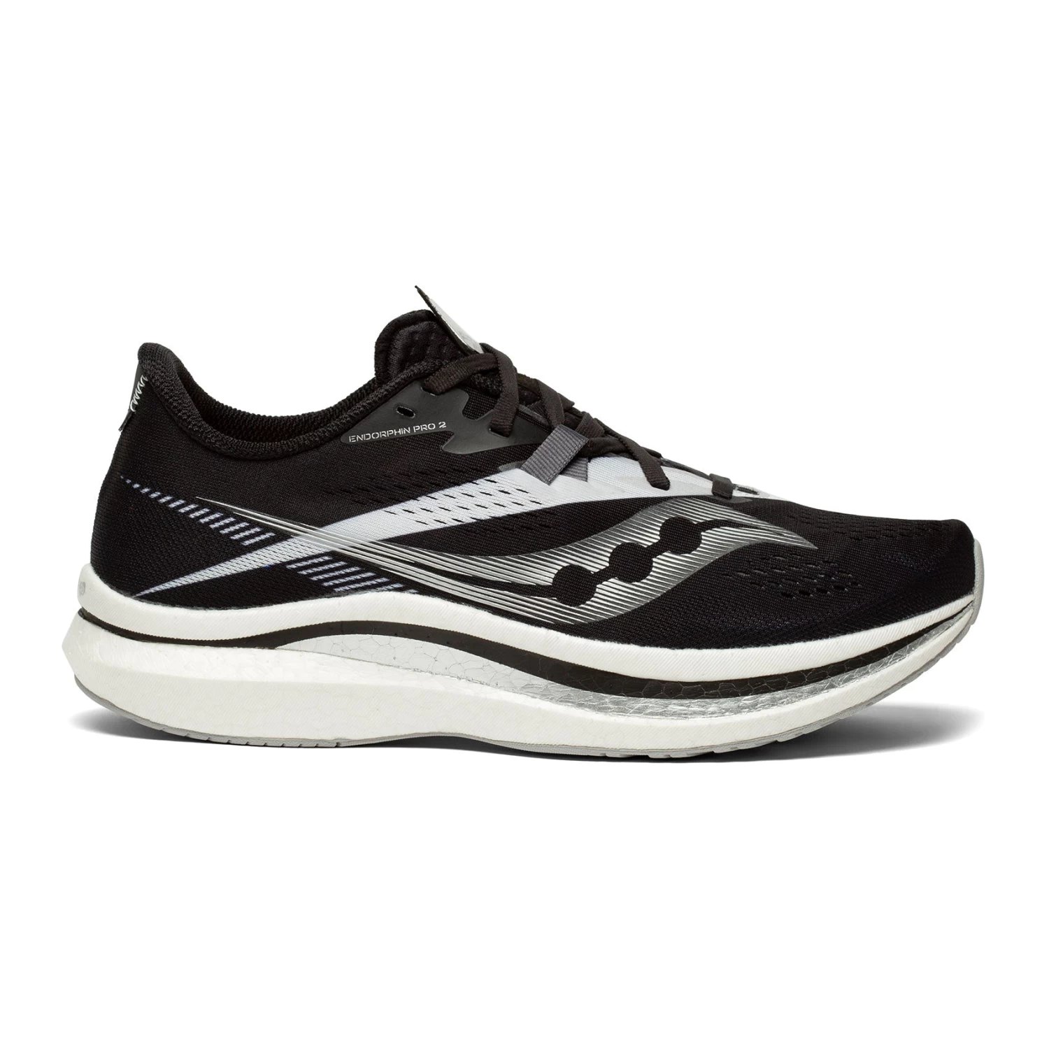 Saucony Men's Endorphin Pro 2 Racing Shoe - Black/White - Regular (D) 3 Saucony Men's Endorphin Pro 2 Racing Shoe - Black/White - Regular (D)
