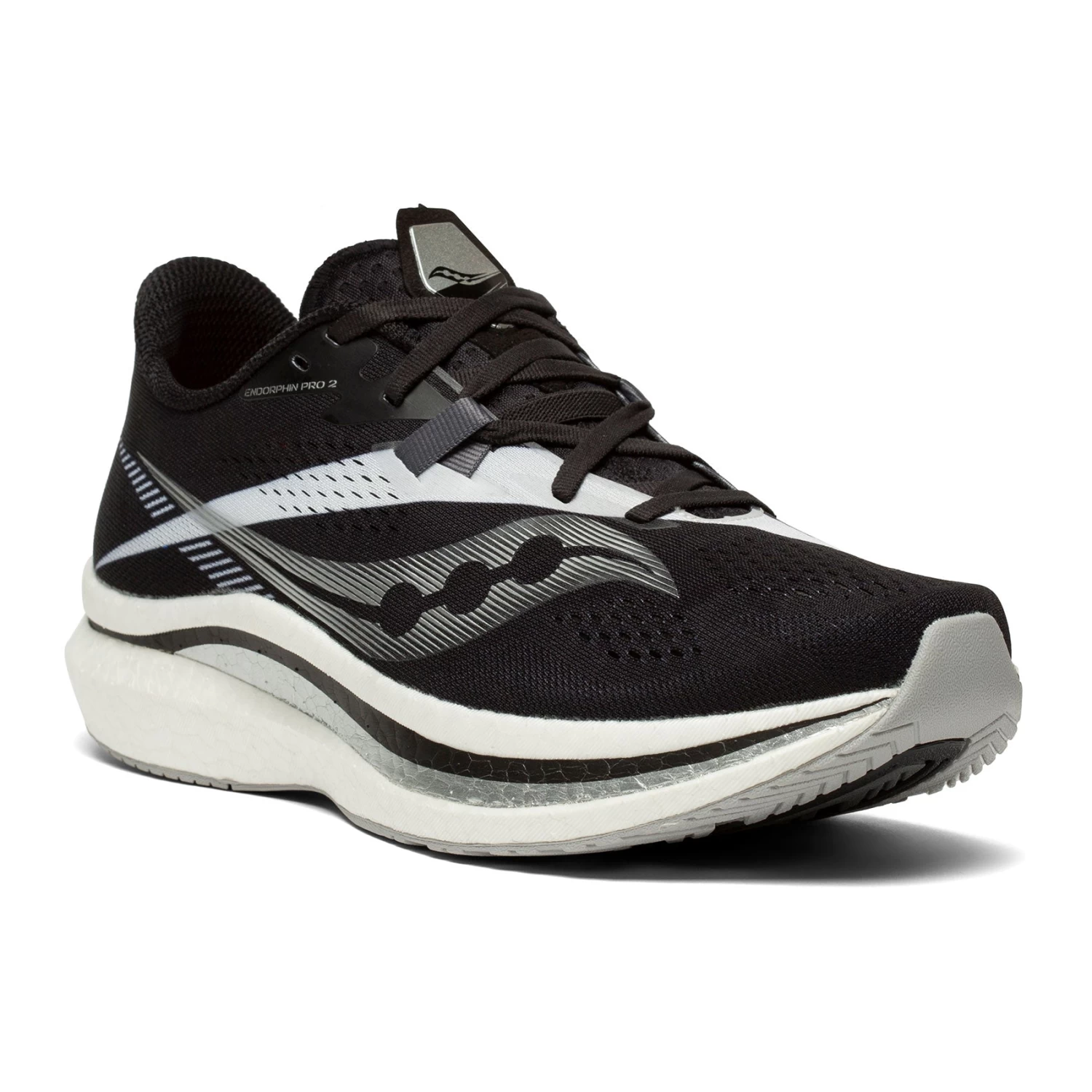 Saucony Men's Endorphin Pro 2 Racing Shoe - Black/White - Regular (D) 6 Saucony Men's Endorphin Pro 2 Racing Shoe - Black/White - Regular (D) - Image 4