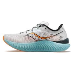 Saucony Men's Endorphin Pro 3 Racing Shoe- Fog/ViZiOrange- Regular (D) -Sneaker Store S20755 25 2