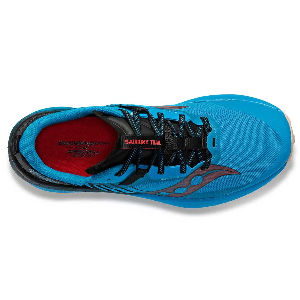 Saucony Men's Endorphin Edge Trail Shoe- Ocean/Black- Regular (D) 6 Saucony Men's Endorphin Edge Trail Shoe- Ocean/Black- Regular (D) - Image 4