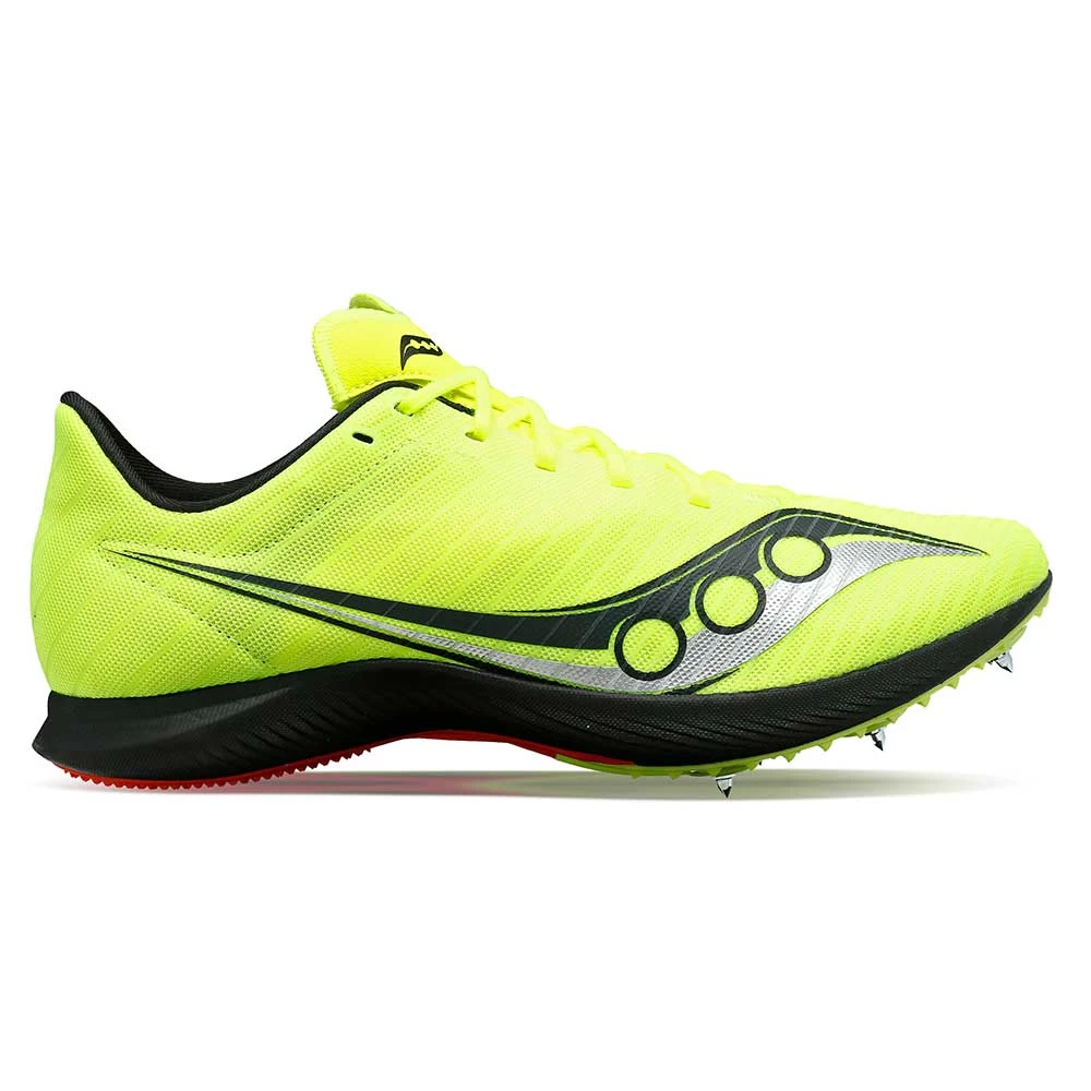 Saucony Men's Velocity MP Track Spike - Citron/Black 3 Saucony Men's Velocity MP Track Spike - Citron/Black