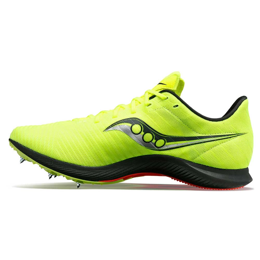 Saucony Men's Velocity MP Track Spike - Citron/Black 5 Saucony Men's Velocity MP Track Spike - Citron/Black - Image 3