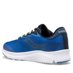 Saucony Youth Ride 14 Running Shoe - Blue -Sneaker Store SAUK SK265073 Ride14 100820 AW21 02