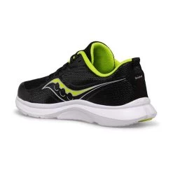 Saucony Youth Kinvara 13 Running Shoe - Black/Lime 8 Saucony Youth Kinvara 13 Running Shoe - Black/Lime -Sneaker Store SK265520 2 1