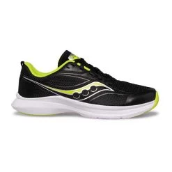 Saucony Youth Kinvara 13 Running Shoe - Black/Lime