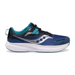 Saucony Youth Ride 15 Running Shoe - Twilight/Black
