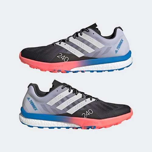 ADIDAS Men's Terrex Speed Ultra Trail Running Shoe - Core Black/Crystal White/Turbo - Regular (D) 9 ADIDAS Men's Terrex Speed Ultra Trail Running Shoe - Core Black/Crystal White/Turbo - Regular (D) - Image 7
