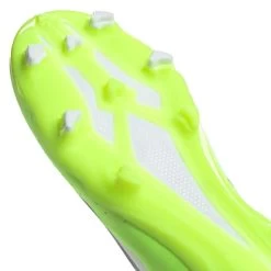 ADIDAS Unisex X Crazyfast .3 Laceless FG Soccer Cleat - Cloud White / Core Black / Lucid Lemon- Regular (D) -Sneaker Store X CRAZYFAST.3 LL FG White HQ4515 41 detail
