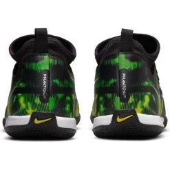 JR Nike Phantom GT2 DF SW IC Soccer Shoe - Black/Mtlc Platinum/Green Strike -Sneaker Store dm0740 003 phcbh000