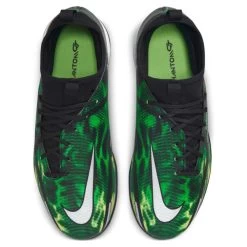 JR Nike Phantom GT2 DF SW IC Soccer Shoe - Black/Mtlc Platinum/Green Strike -Sneaker Store dm0740 003 phcth001