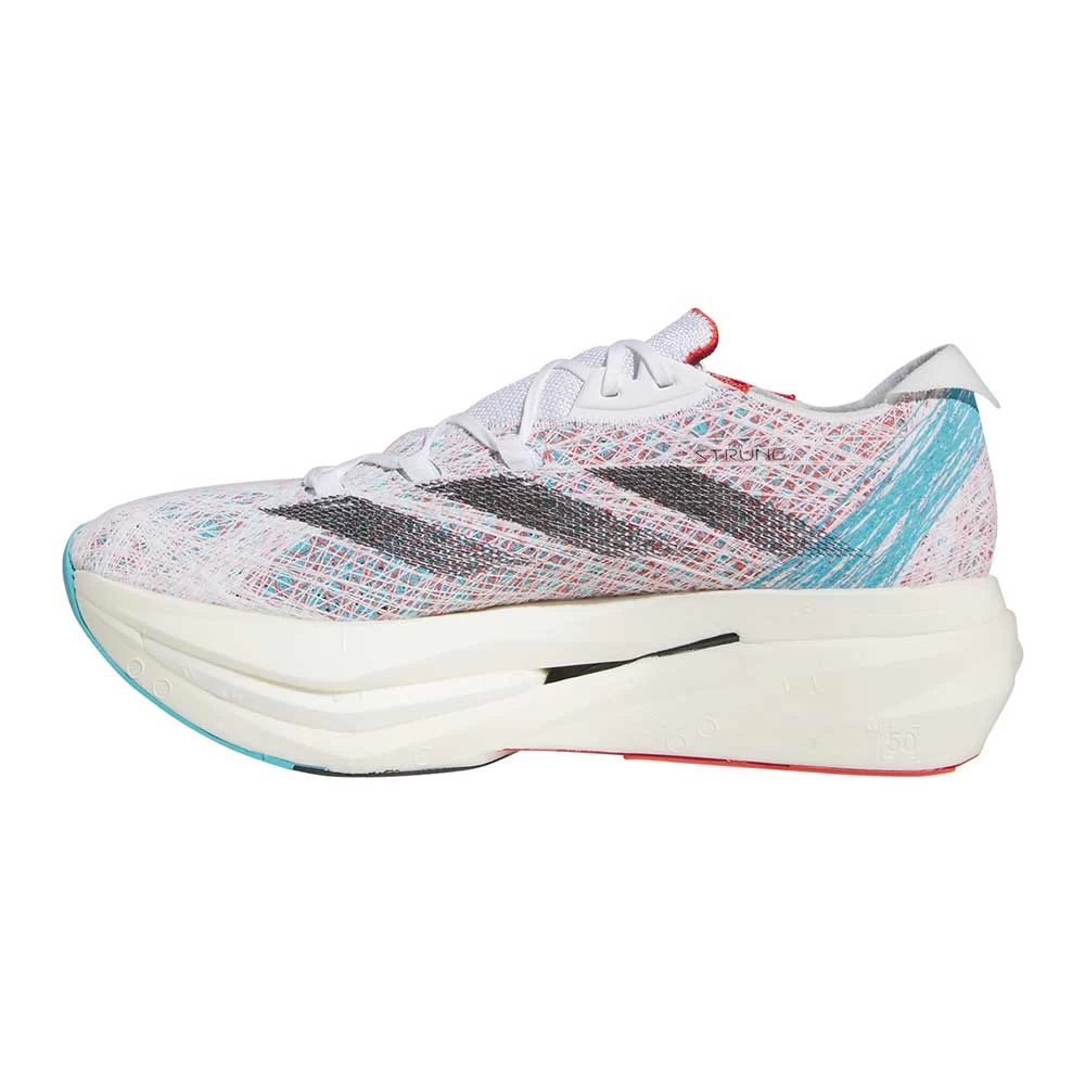 ADIDAS Men's Adizero Prime X 2 Strung Running Shoe - FTWR White/Core Black/Lucid Cyan - Regular (D) 5 ADIDAS Men's Adizero Prime X 2 Strung Running Shoe - FTWR White/Core Black/Lucid Cyan - Regular (D) - Image 3