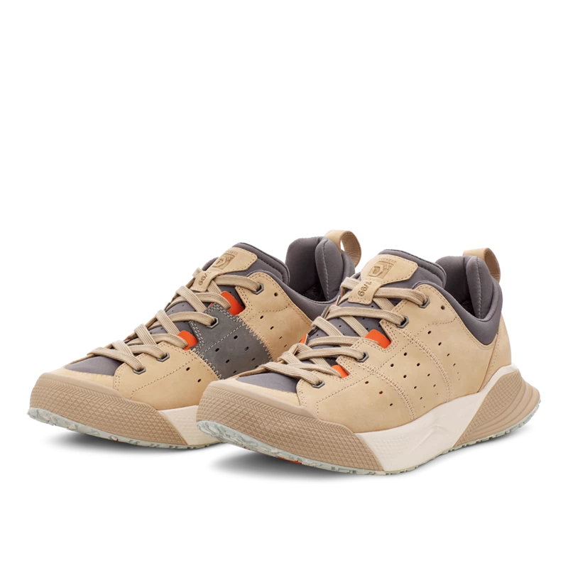 Men's X-Scape NBK Low Sneaker - Beige/Grey Brown - Regular (D) 7 Men's X-Scape NBK Low Sneaker - Beige/Grey Brown - Regular (D) - Image 5