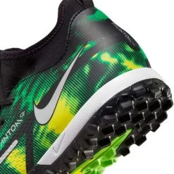 Nike JR Phantom GT2 DF SW TF Soccer Shoe - Black/Mtlc Platinum/Green Strike -Sneaker Store nike phantom gt2 academy df tf sw jr dm0741 003 football shoes green multicolor green 4 790x790 1