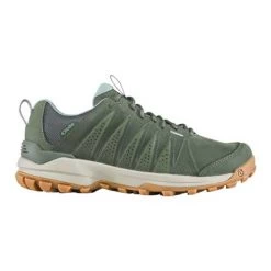 Oboz Women's Sypes Low Leather B-DRY Hiking Shoe - Thyme - Regular (B)